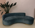 Armless Curved Sofa