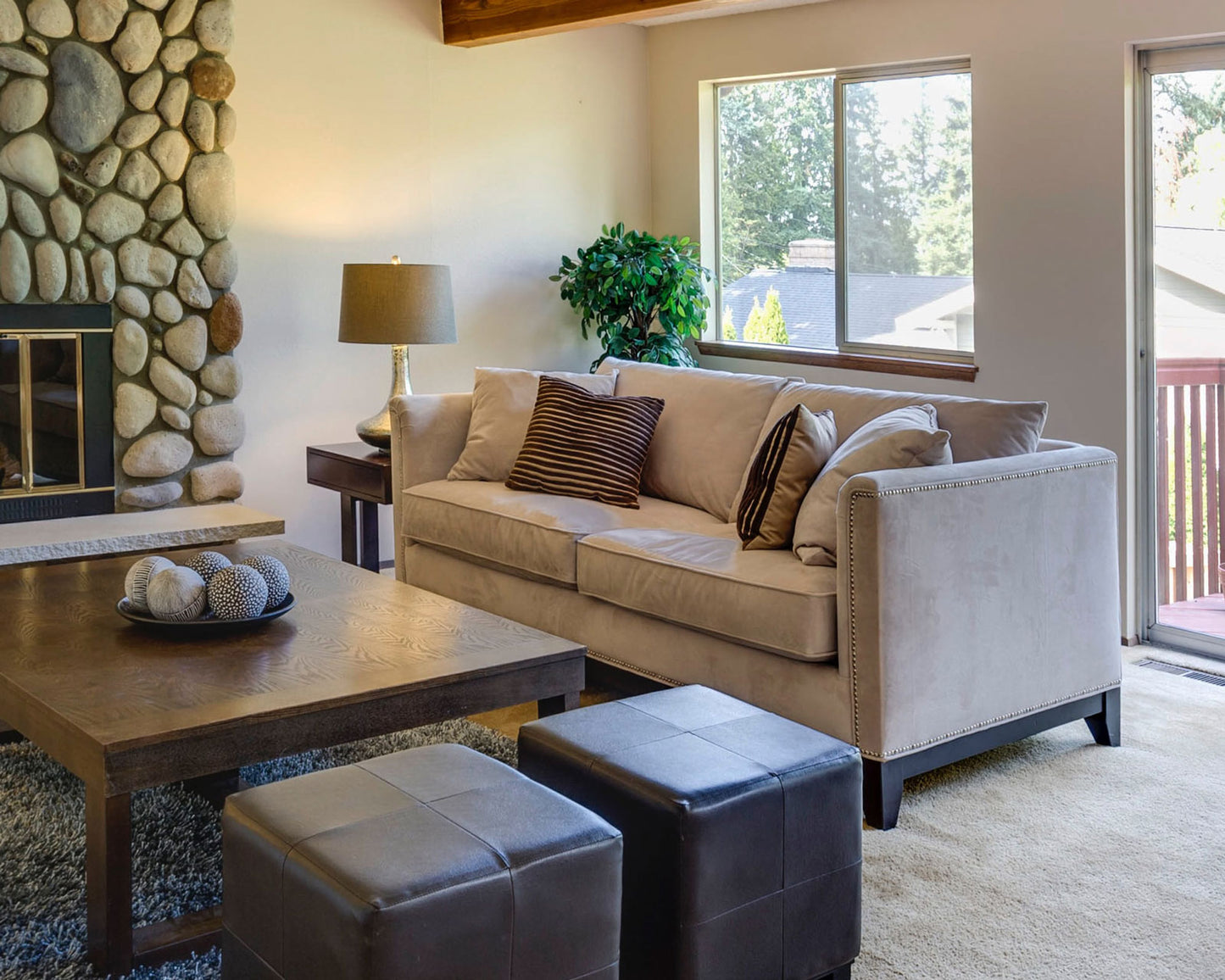 Upholstered Loveseat